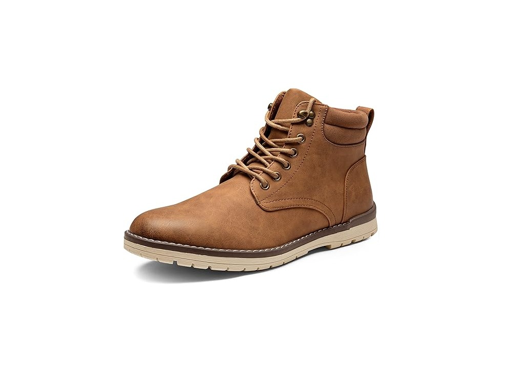 Vostey Men's Hiking Boots Motorcycle Casual Chukka Boots for Men